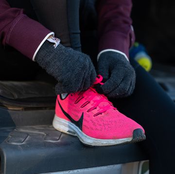 buying running shoes