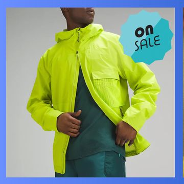 lululemon hiking shirt and windbreaker with on sale badge