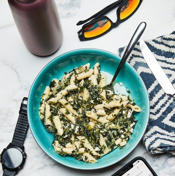 post run nutrition bowl of pasta