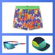 socks, shorts, tshirt, sunscreen, hat, sunglasses, water bottle socks, shorts, tshirt, sunscreen, hat, sunglasses, water bottle